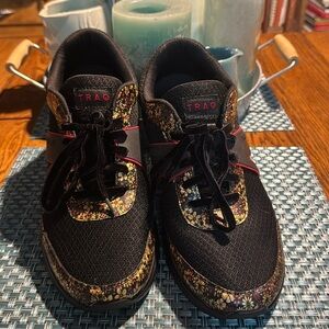 TRAQ BY ALEGRIA Qarma in Pretty Things floral sneakers
